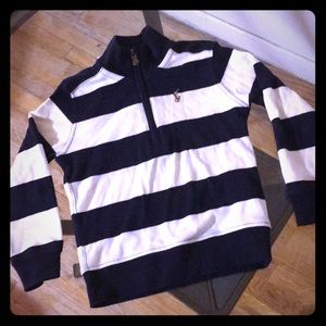 Zip up pull over long sleeve shirt